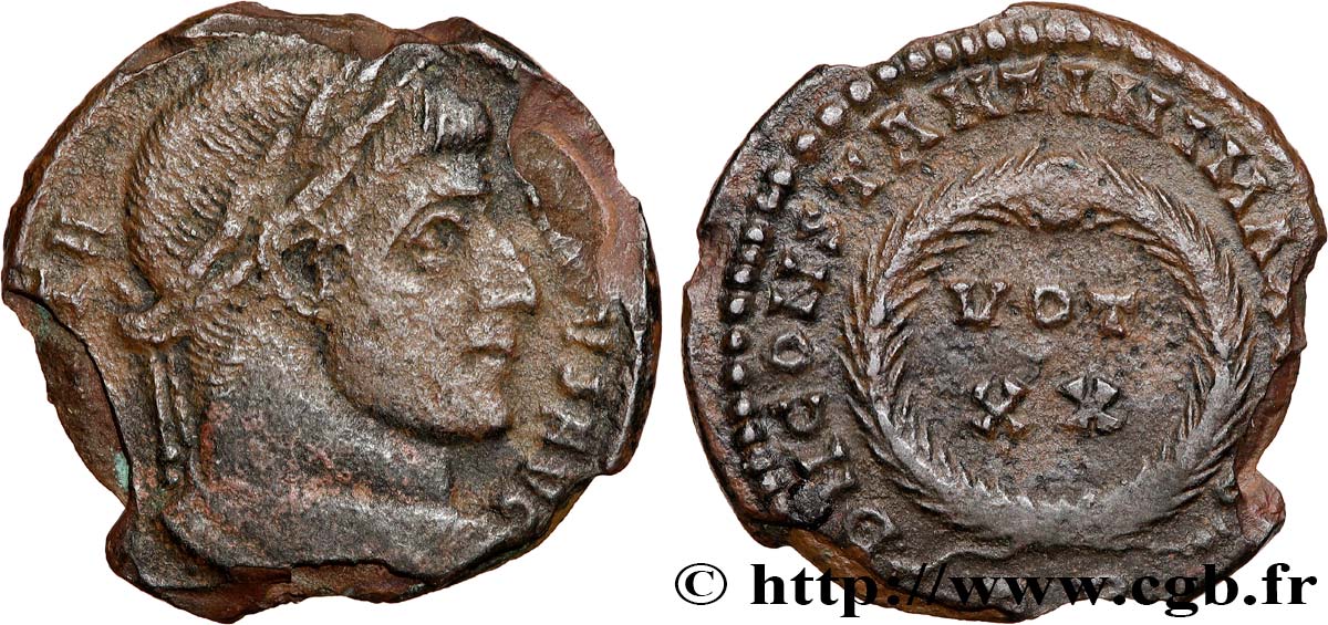 CONSTANTINE I THE GREAT Centenionalis ou nummus XF