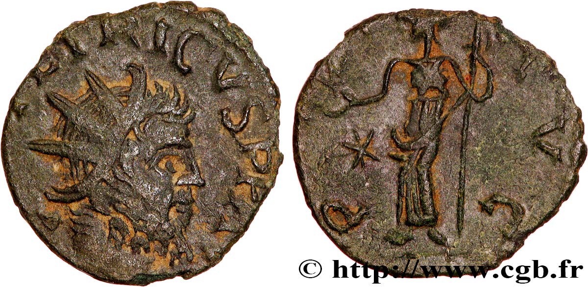 TETRICUS I Antoninien, minimi (imitation) fVZ
