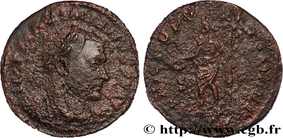 MAXIMIANUS HERCULIUS Follis ou nummus VF/F