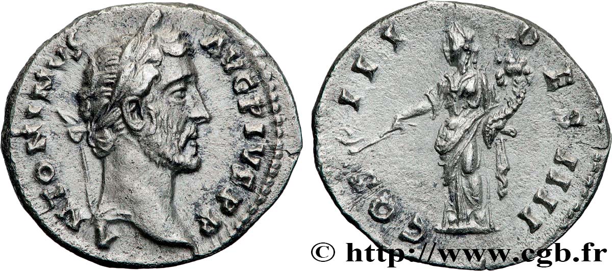 ANTONINUS PIUS Denier VZ