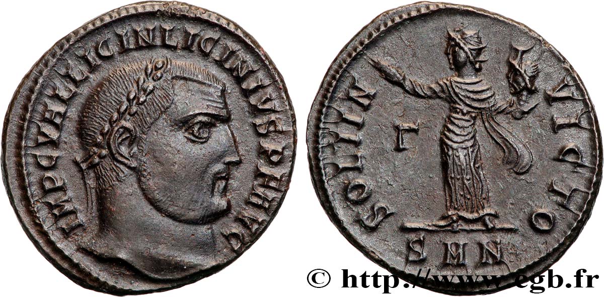 LICINIUS I Follis ou nummus VZ/fST