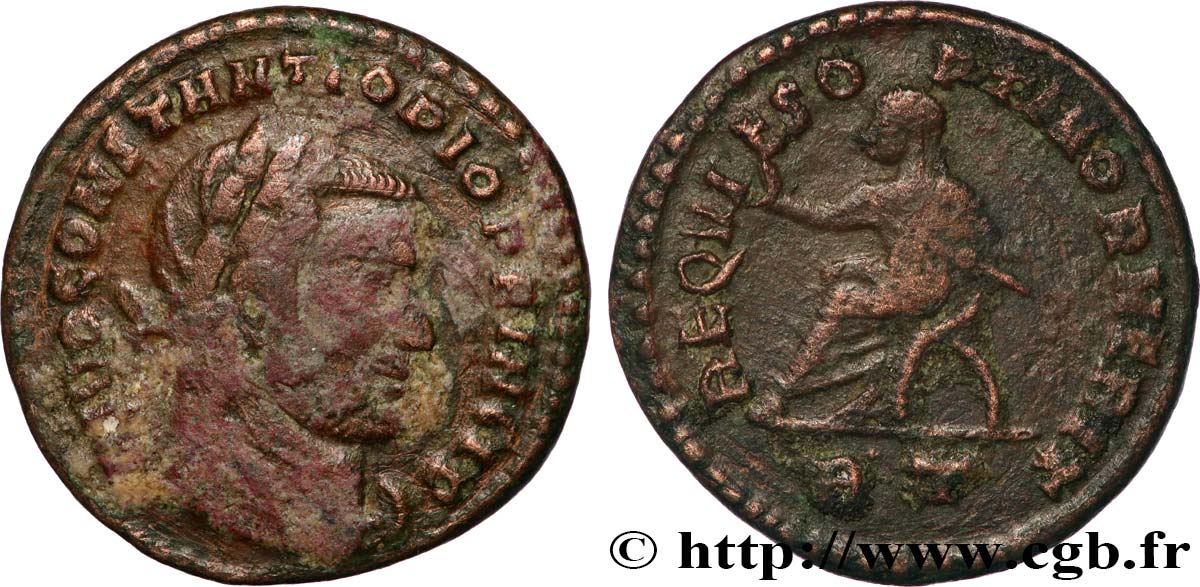 CONSTANTIUS I Follis ou nummus VF