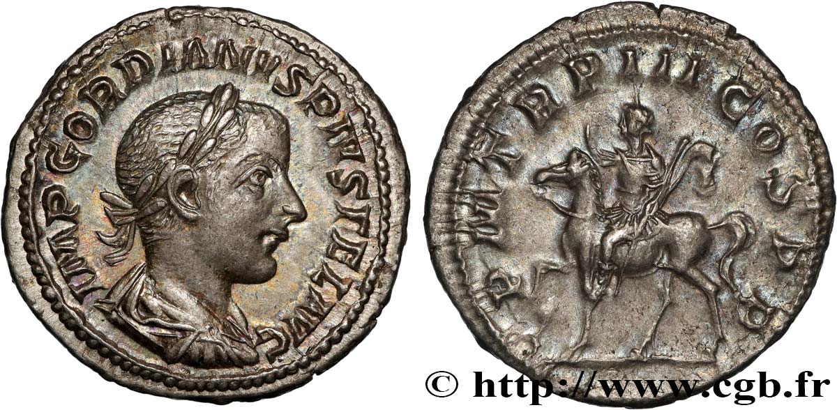 GORDIANUS III Denier fST/VZ