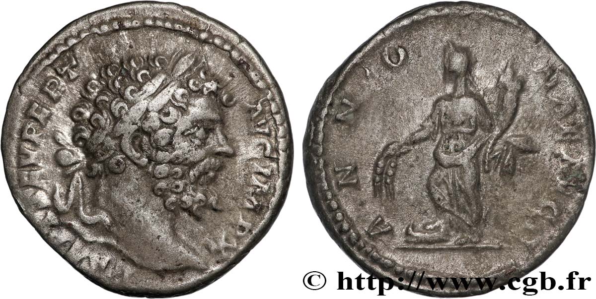 SEPTIMIUS SEVERUS Denier SS