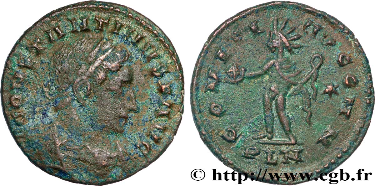 CONSTANTINE I THE GREAT Follis ou nummus XF/AU