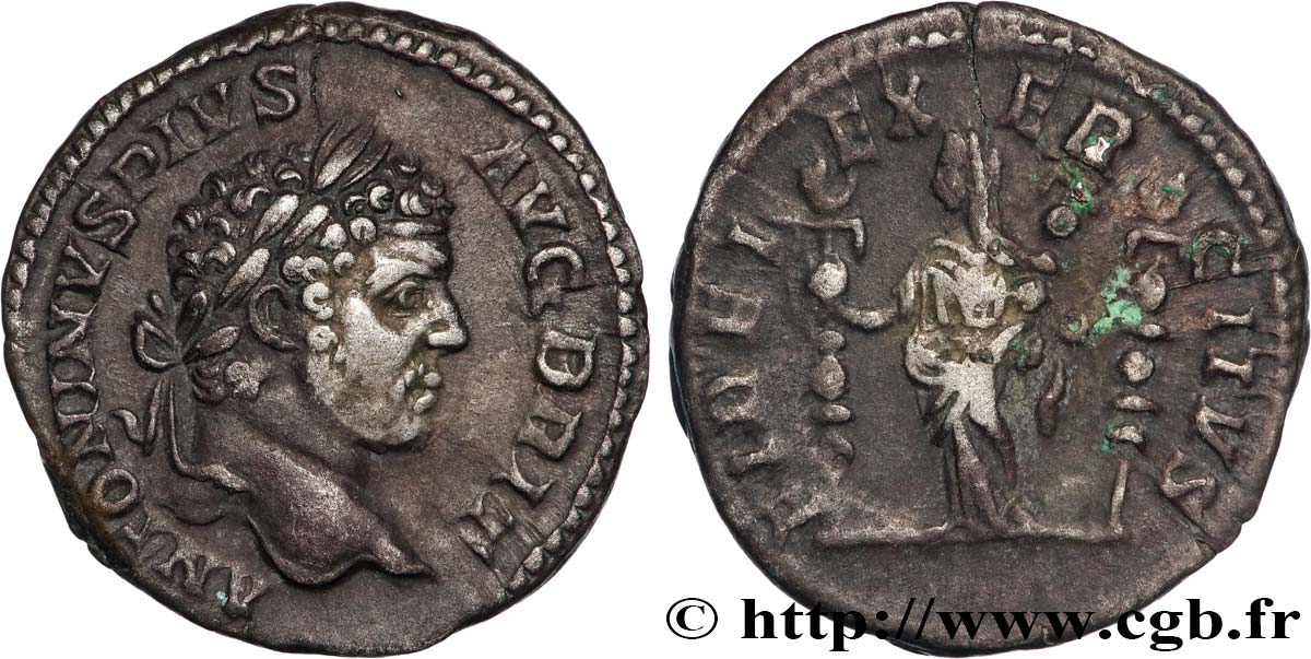 CARACALLA Denier AU/XF