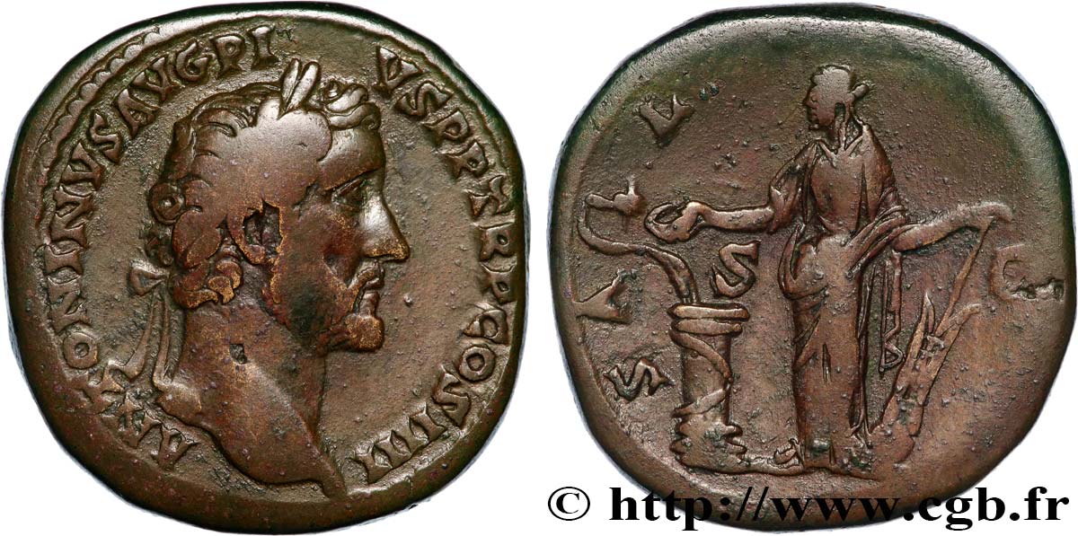 ANTONINUS PIUS Sesterce XF