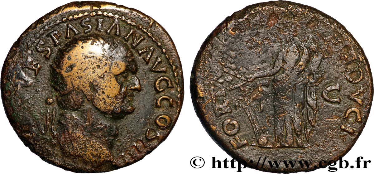VESPASIANUS Dupondius XF/VF