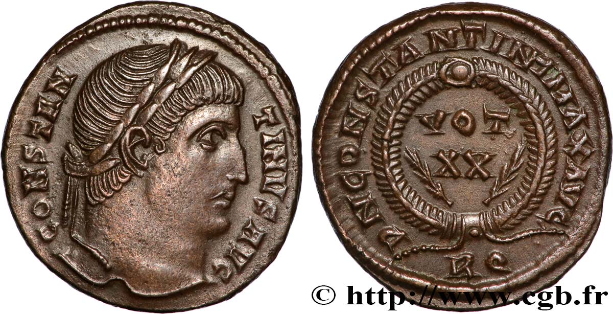 CONSTANTINE I THE GREAT Centenionalis ou nummus MS