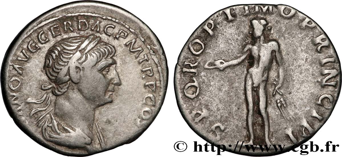 TRAJANUS Denier AU/XF