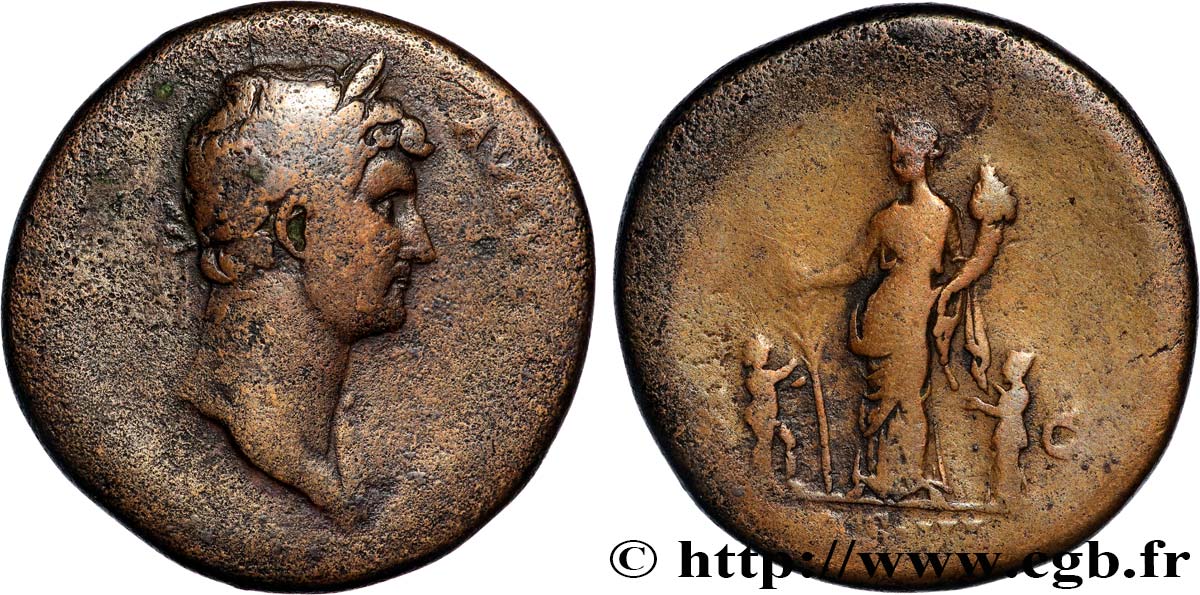 HADRIAN Sesterce VF/VF