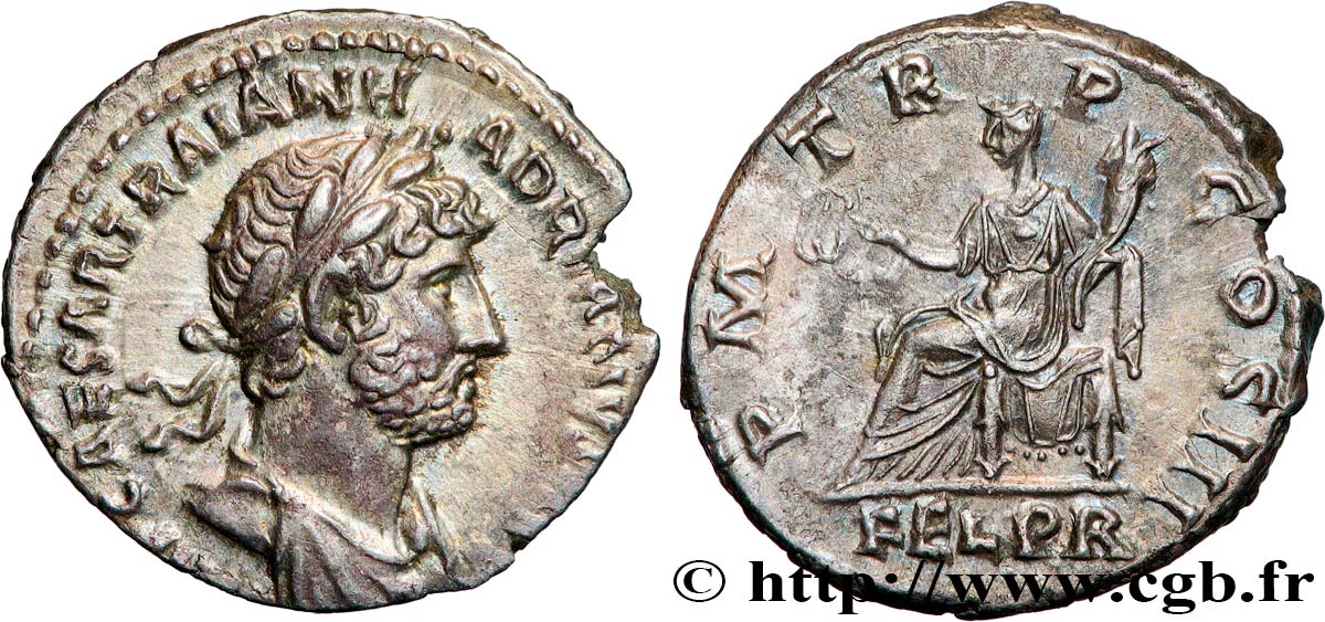 HADRIANUS Denier fST/VZ