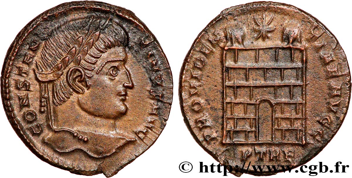 CONSTANTINE I THE GREAT Centenionalis ou nummus MS/AU