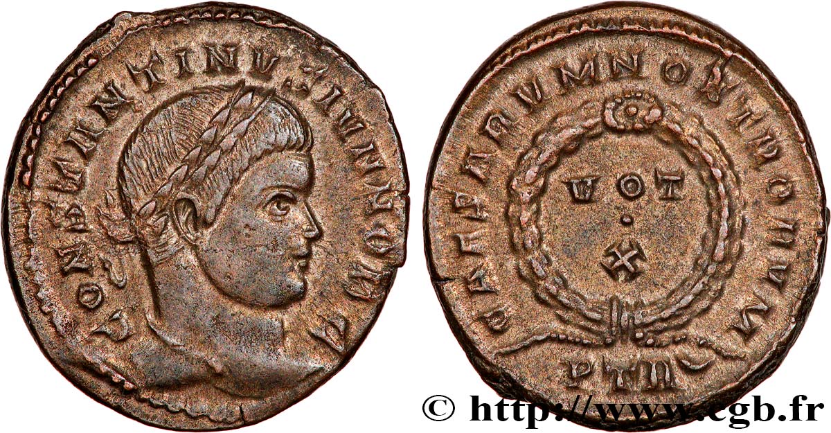 COSTANTINO II Centenionalis ou nummus SPL