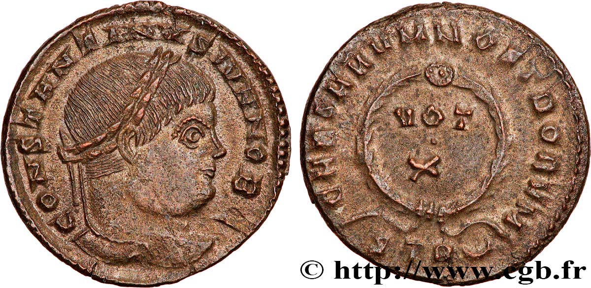 CONSTANTINE II Centenionalis ou nummus AU/AU