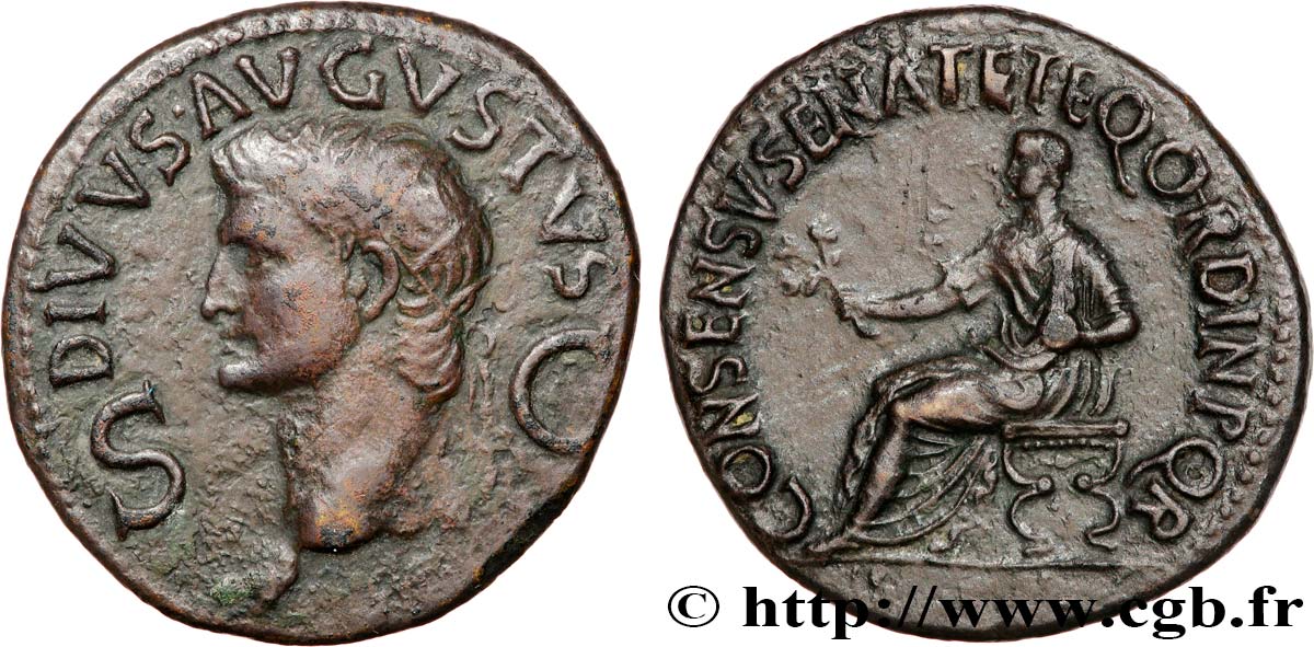AUGUSTE Dupondius TTB