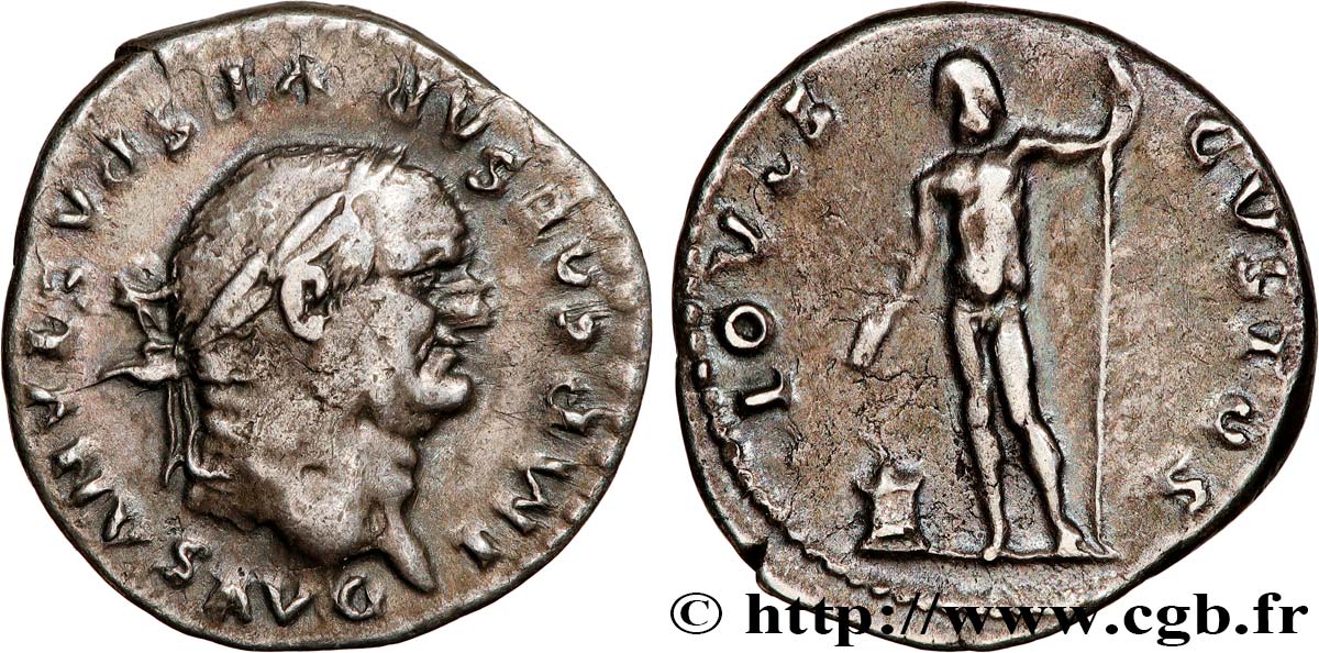 VESPASIANUS Denier XF