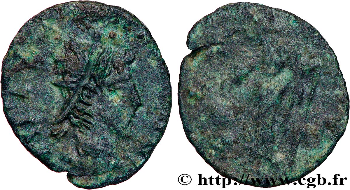 TETRICUS II Antoninien, imitation SS/S