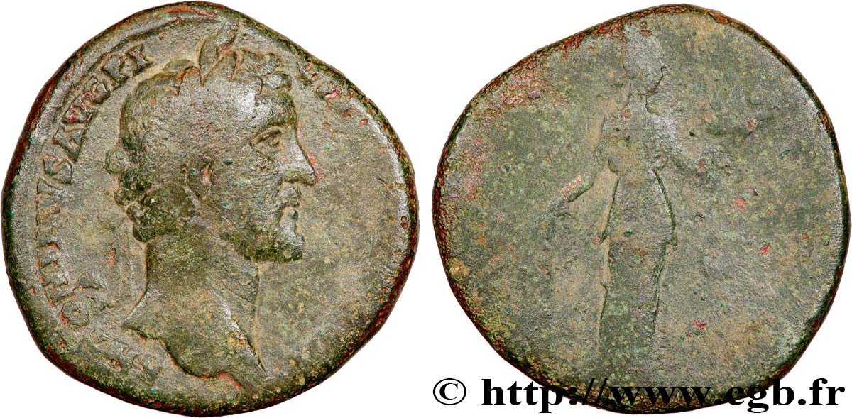 ANTONINUS PIUS Sesterce VF/VF