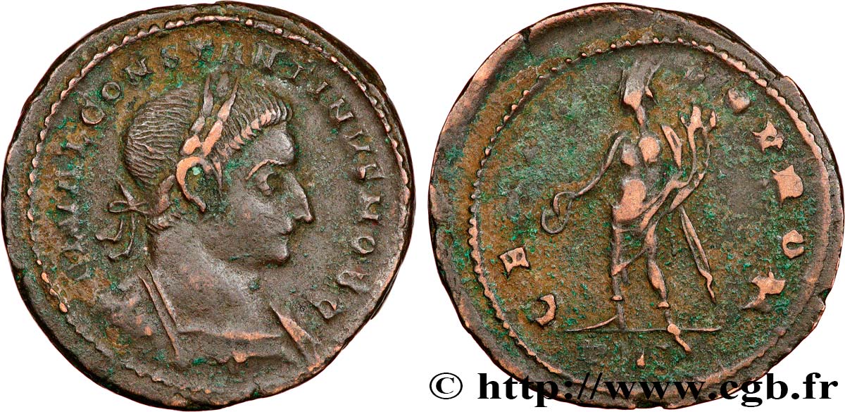 CONSTANTINO I EL MAGNO Follis ou nummus MBC+/BC+