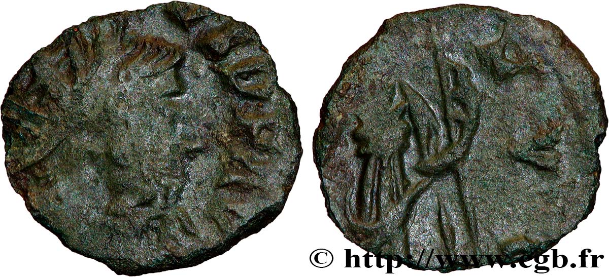 TETRICUS I Antoninien, minimi (imitation) SS