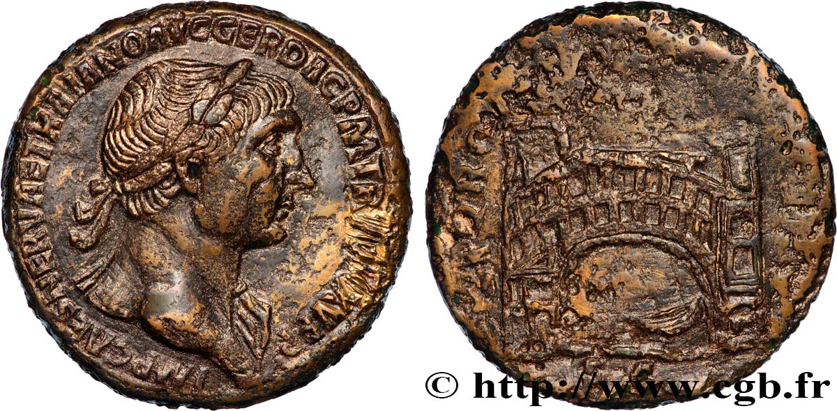 TRAJANUS Sesterce XF/VF