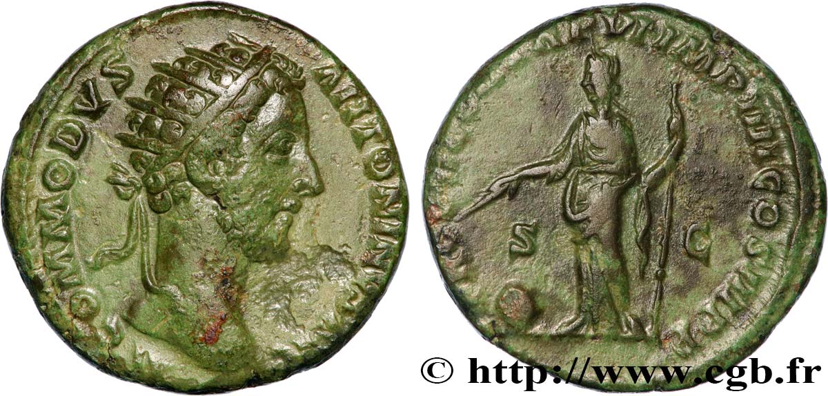 COMMODUS Dupondius XF