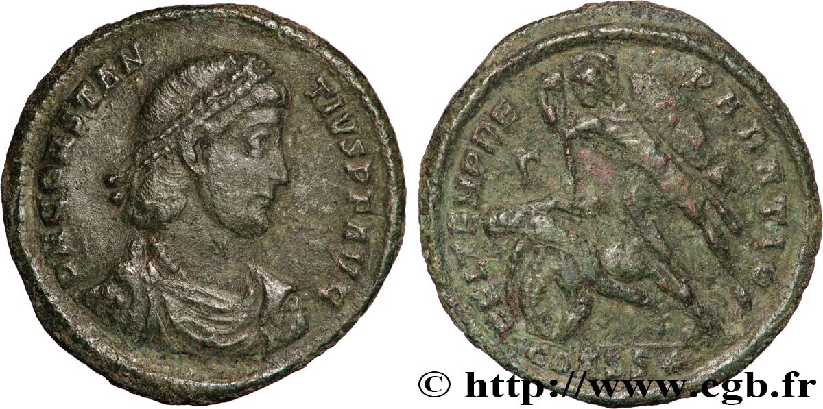 CONSTANTIUS II Maiorina (MB, Æ 2) XF