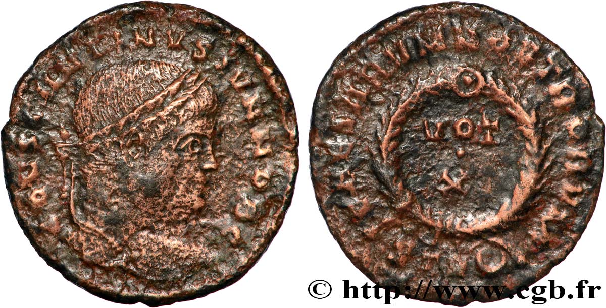 CONSTANTINO II Centenionalis ou nummus BC+