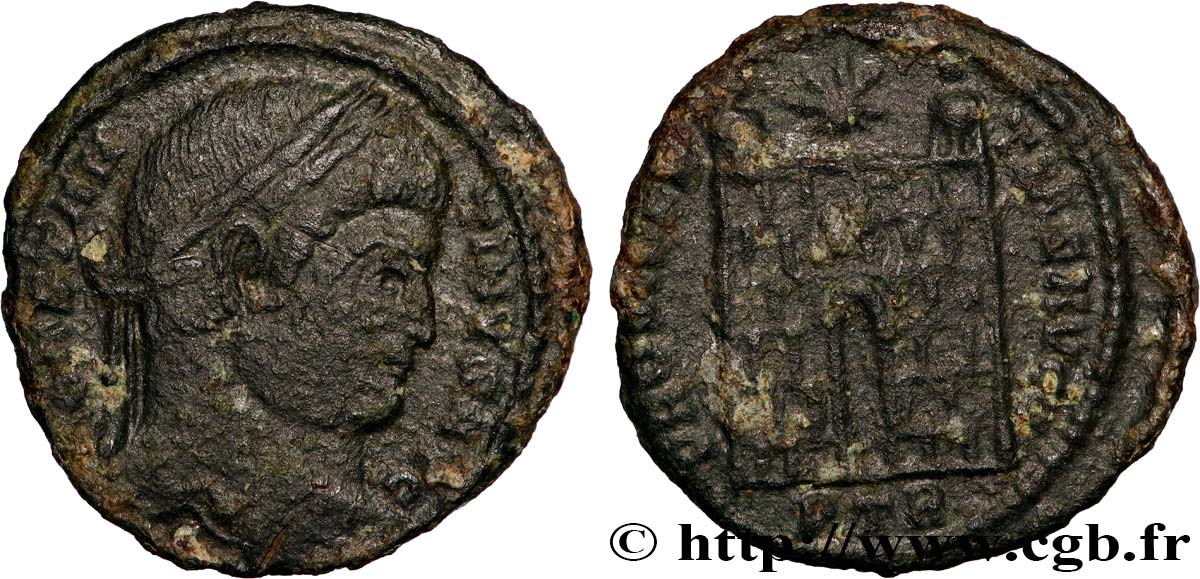 CONSTANTINO I EL MAGNO Centenionalis ou nummus BC+/MBC