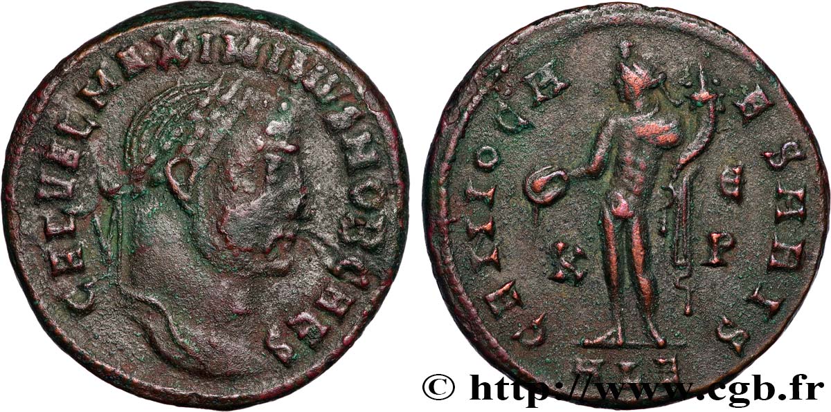 MAXIMINUS II DAIA Follis ou nummus SS/fVZ