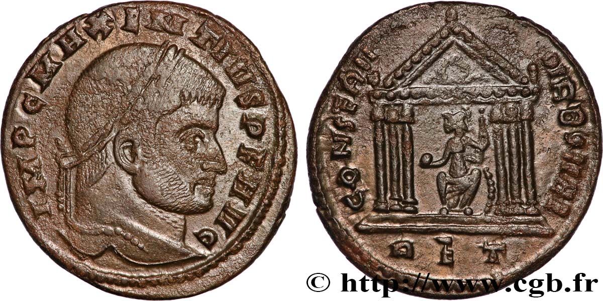 MAXENTIUS Follis ou nummus fVZ