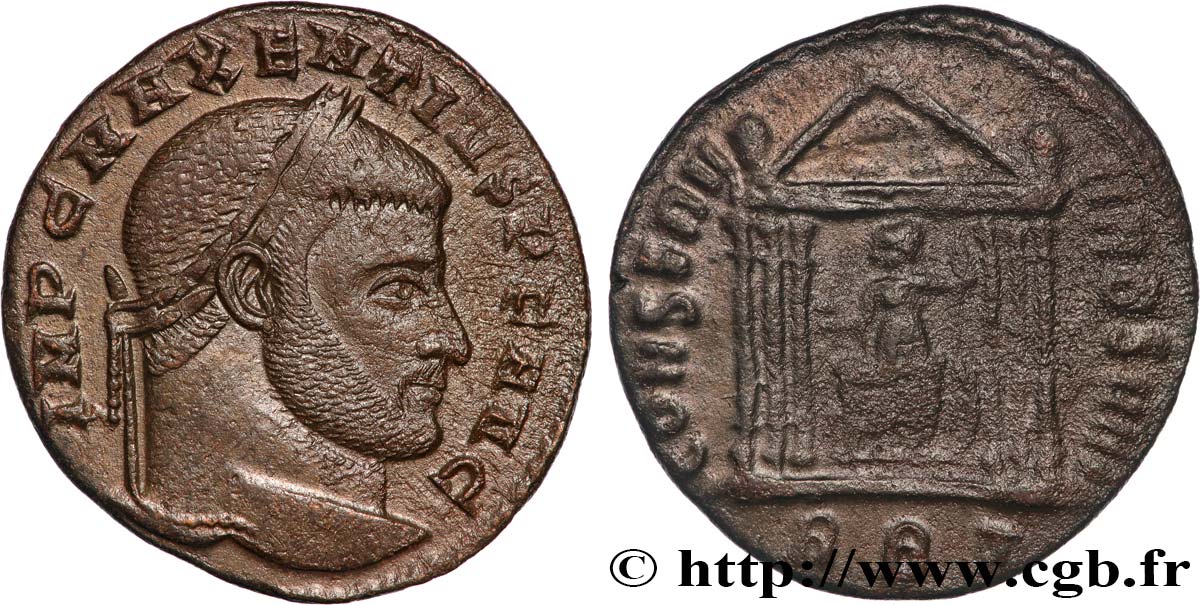 MAXENTIUS Follis ou nummus VZ/SS