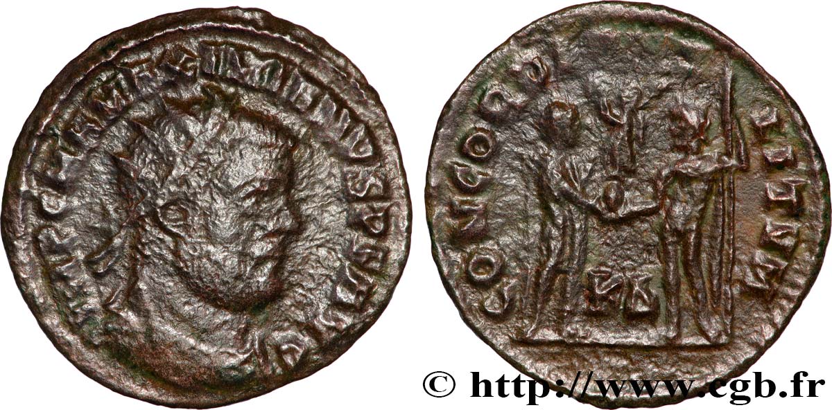 MAXIMIANO HÉRCULES Pseudo ou néo-aurelianus BC+