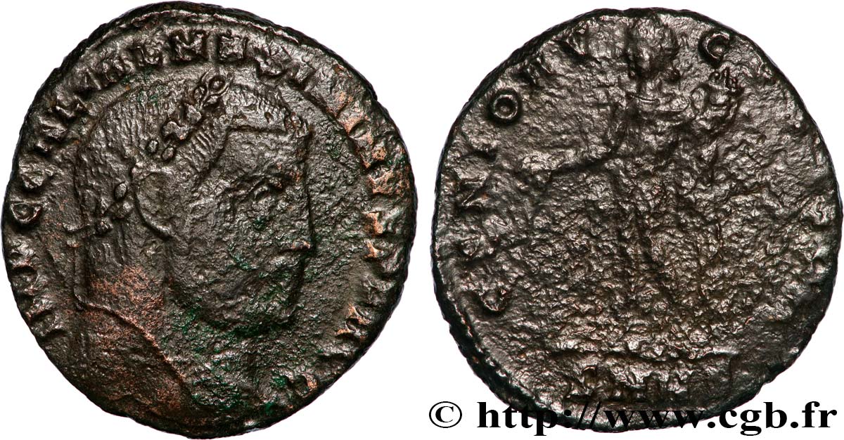 MAXIMINO II DAZA Follis ou nummus BC