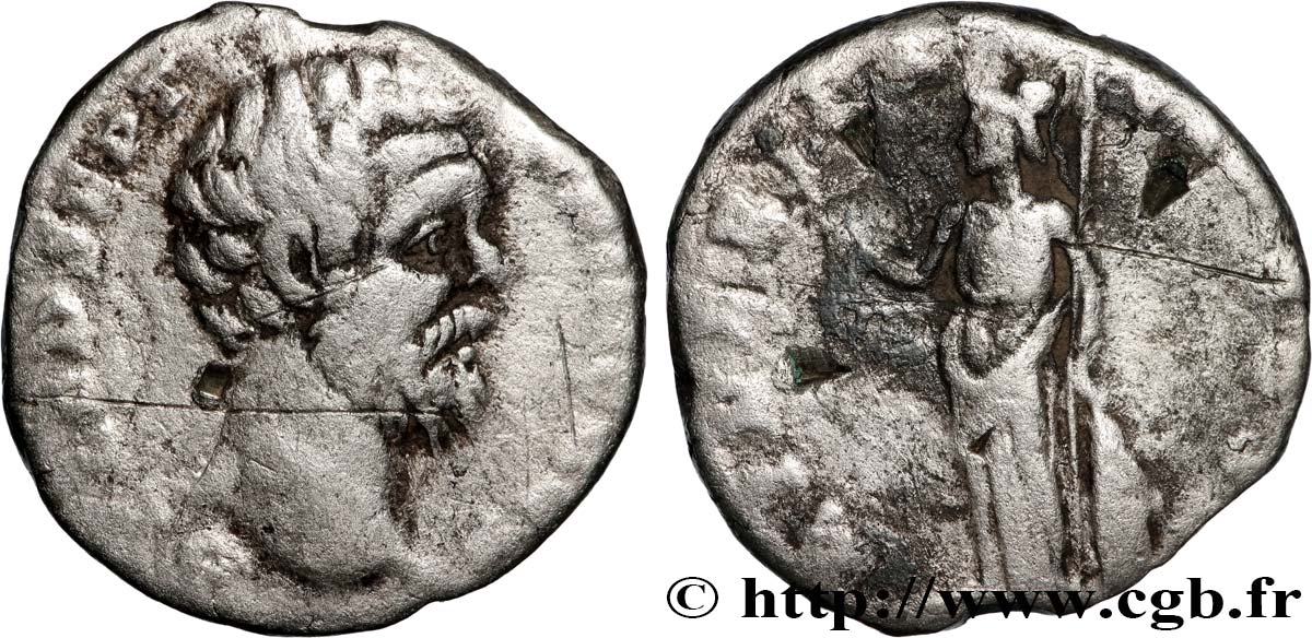CLODIUS ALBINUS Denier TB+