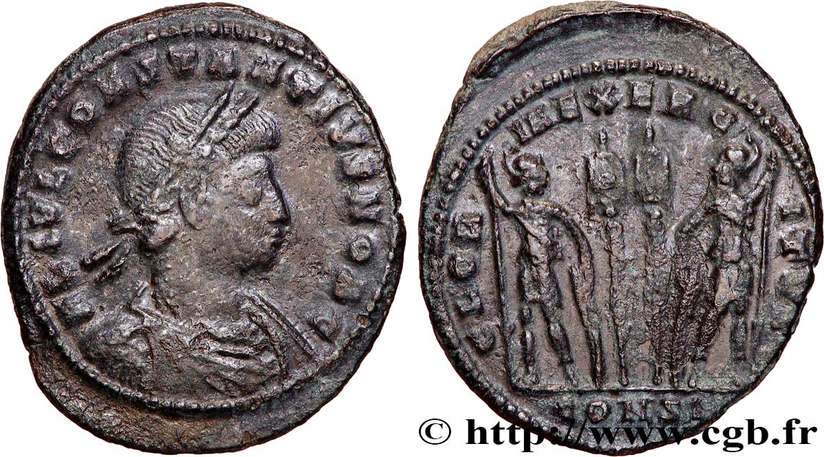 CONSTANTIUS II Centenionalis ou nummus SS