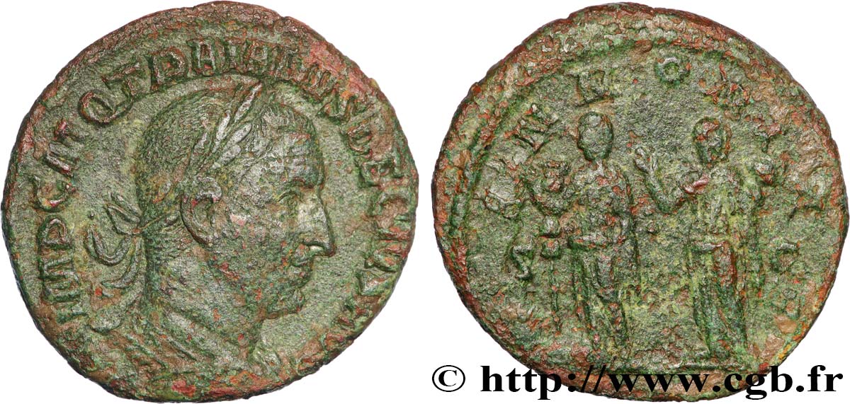 TRAIANUS DECIUS Sesterce fSS