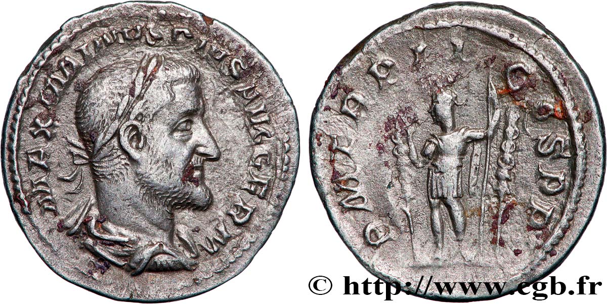 MAXIMINUS I Denier AU/XF