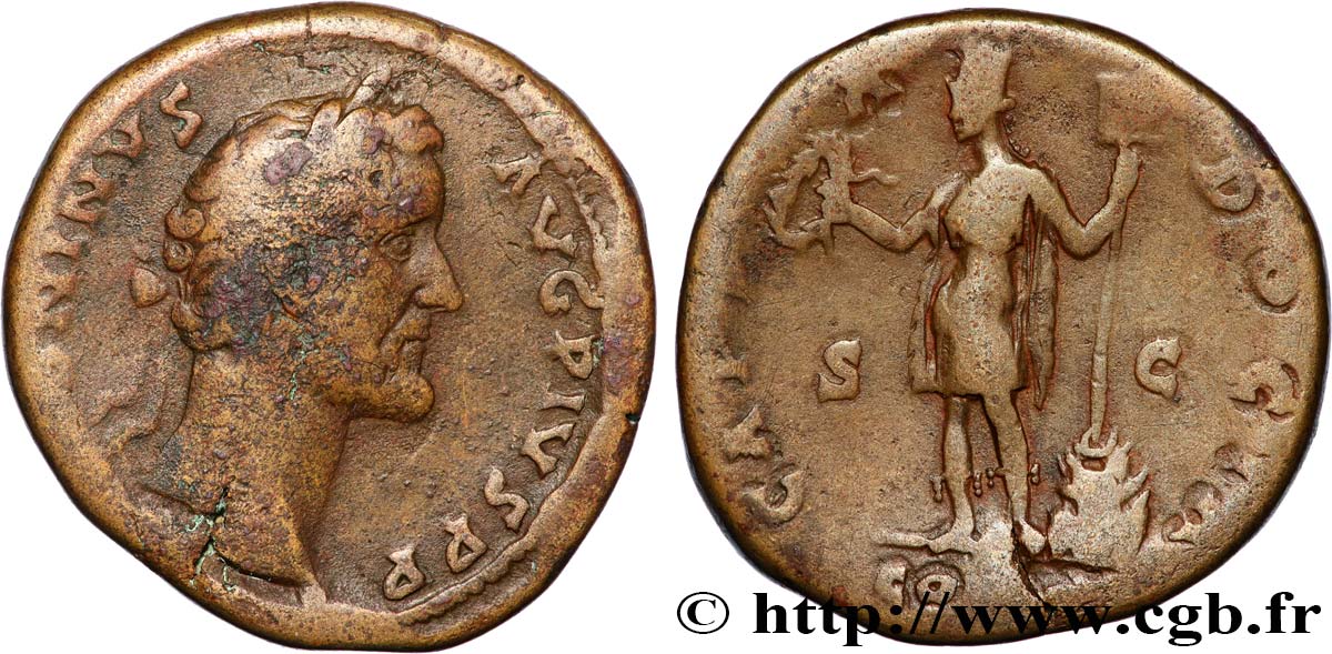 ANTONINUS PIUS Sesterce XF