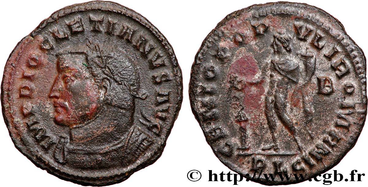 DIOCLEZIANO Follis ou nummus q.SPL