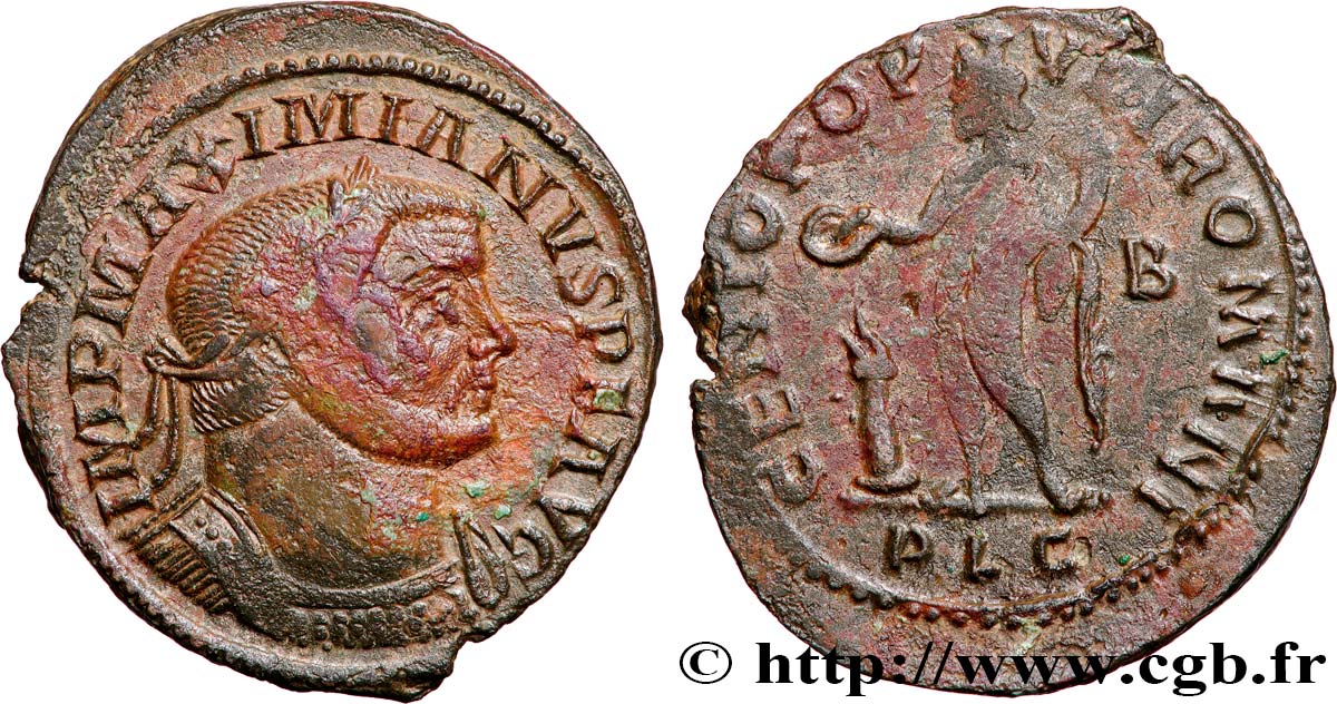 MAXIMIANUS HERCULIUS Follis ou nummus AU