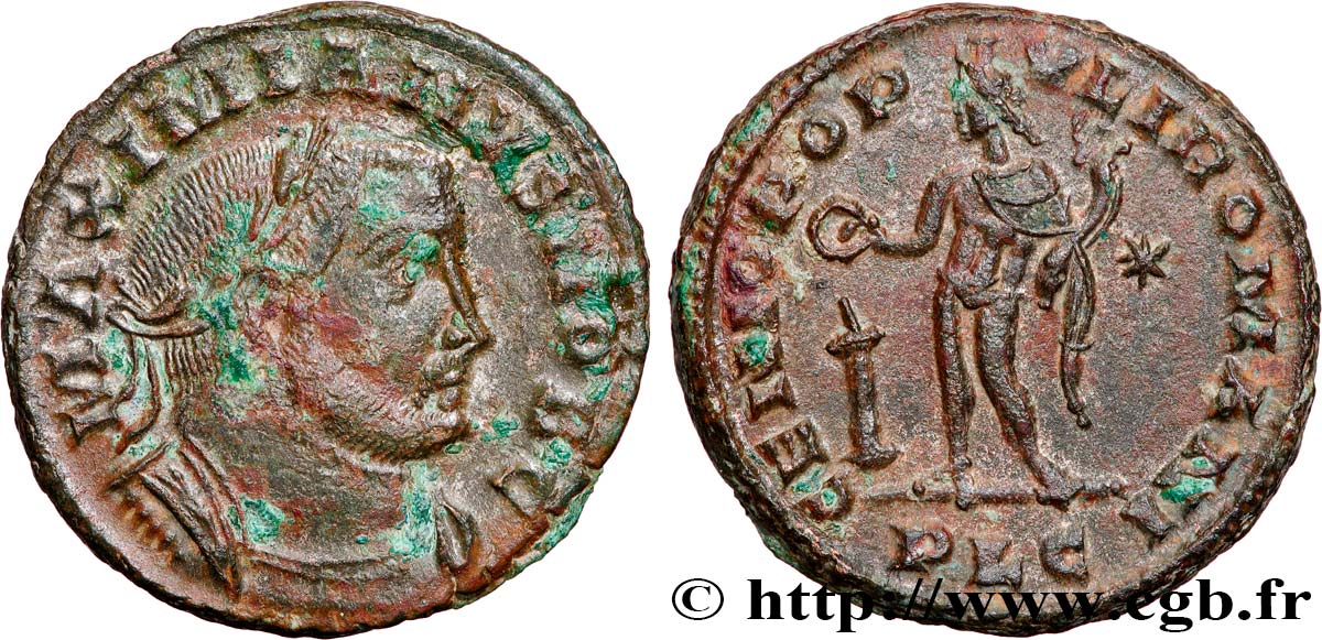 GALERIUS Follis ou nummus AU