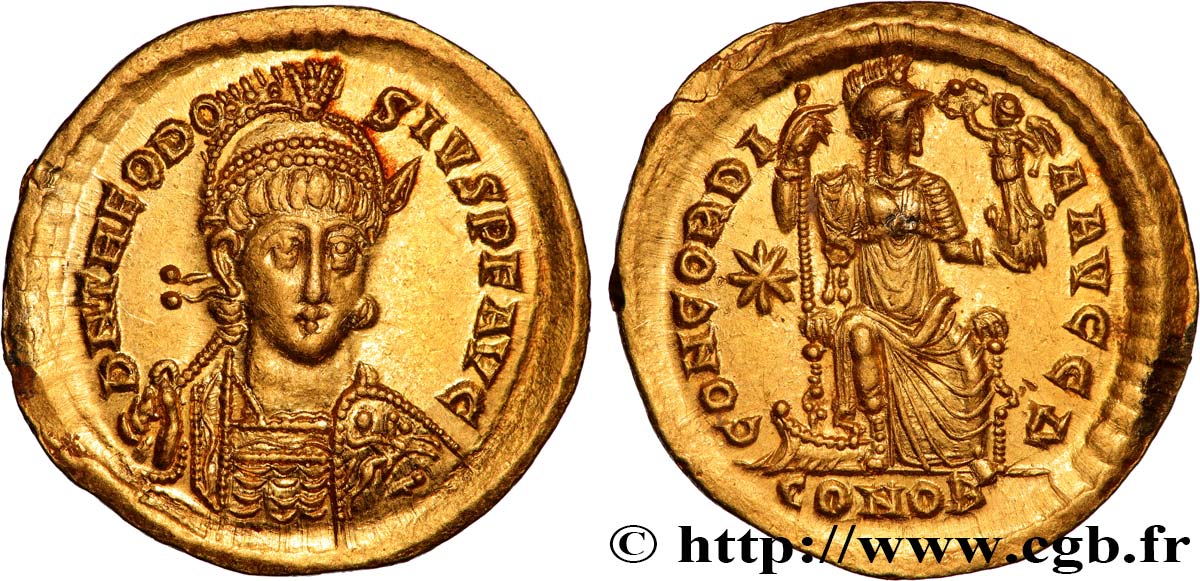 THEODOSIUS II Solidus ST