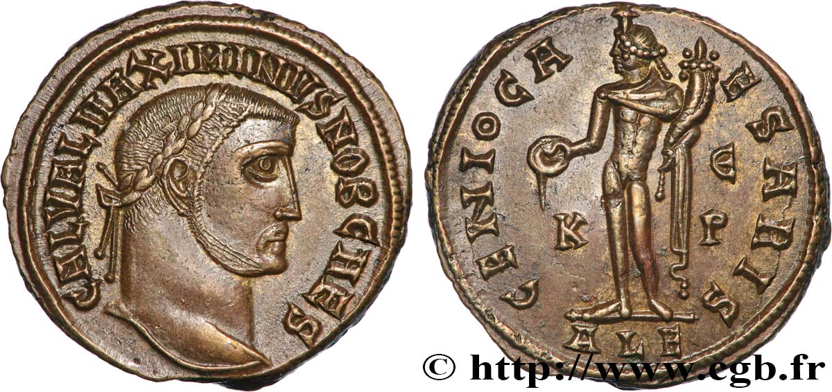 MAXIMINUS II DAIA Follis ou nummus MS