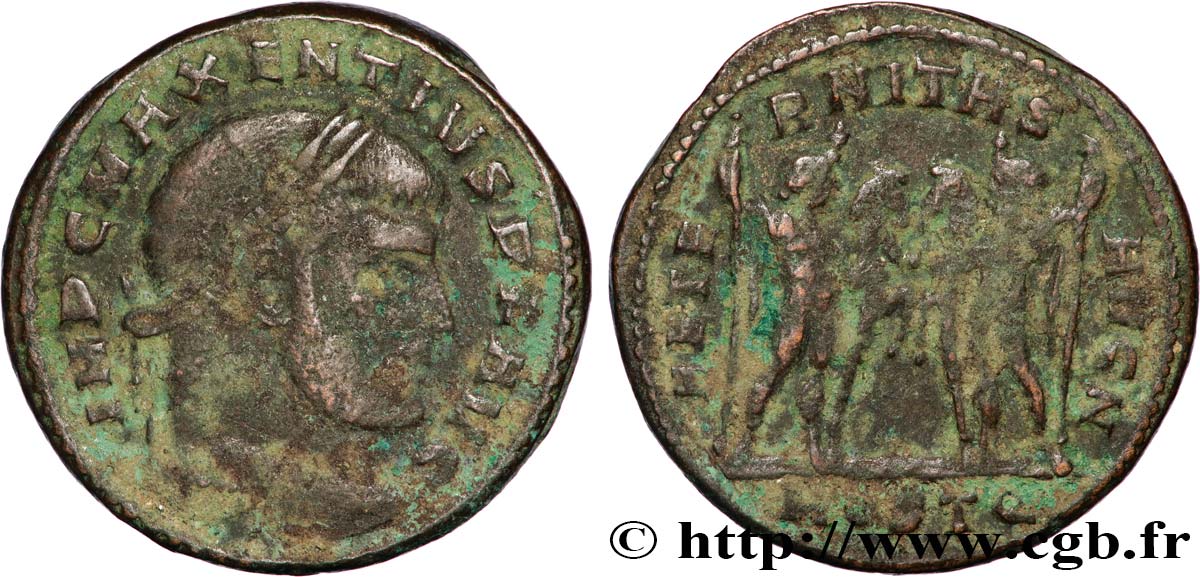 MAXENTIUS Follis ou nummus fSS