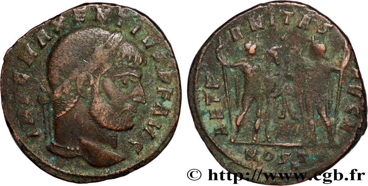 MAXENTIUS Follis ou nummus fSS