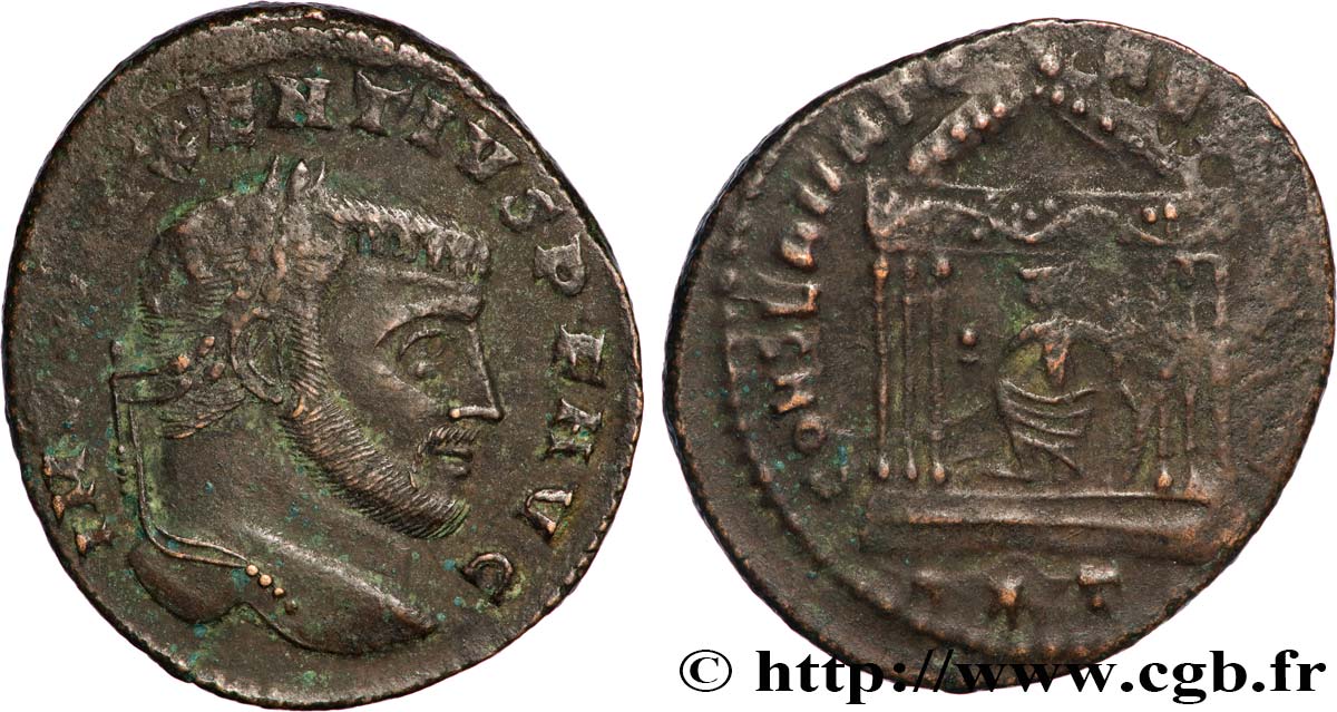 MAXENTIUS Follis ou nummus SS