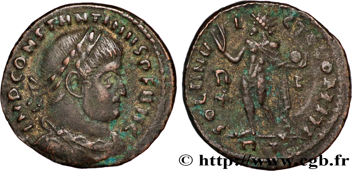 CONSTANTINE I THE GREAT Follis ou nummus XF