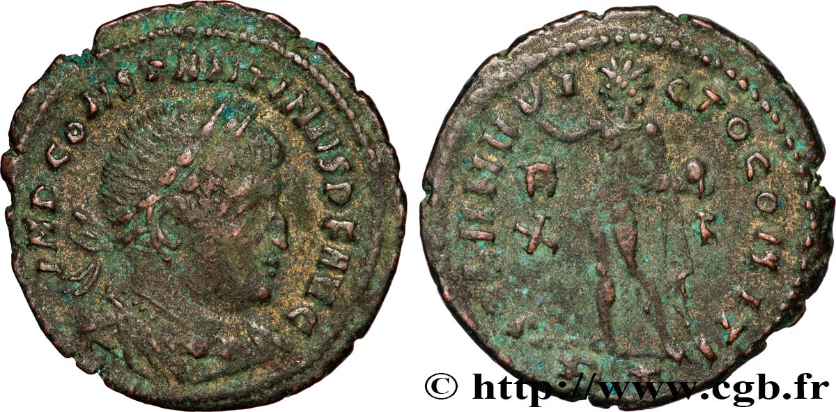 CONSTANTINE I THE GREAT Follis ou nummus XF